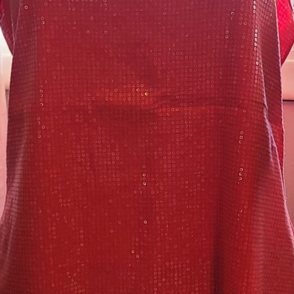 Pink sequence tank top plus size 00 - Picture 4 of 4